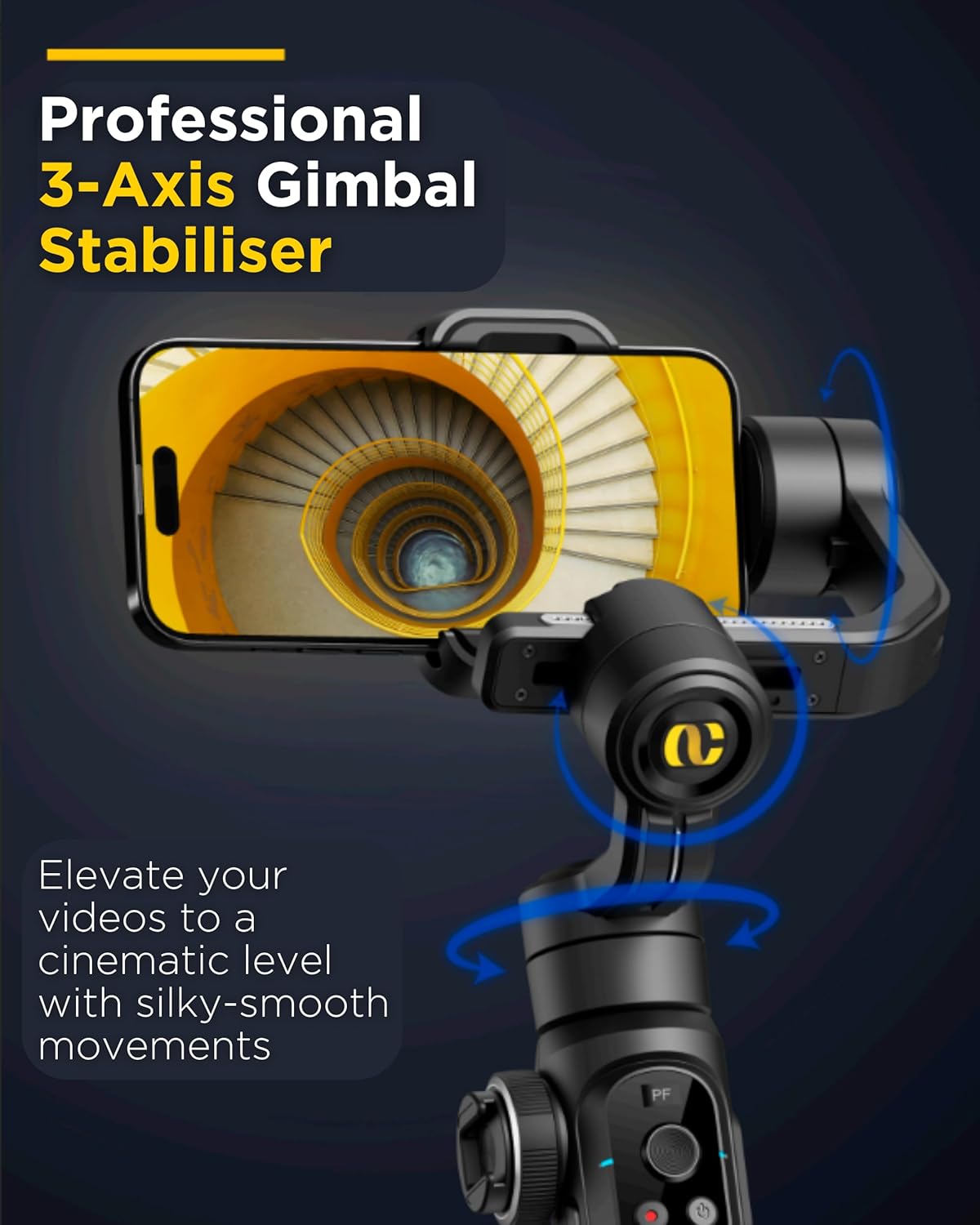 Smart S2 Gimbal Stabilizer for Smartphones