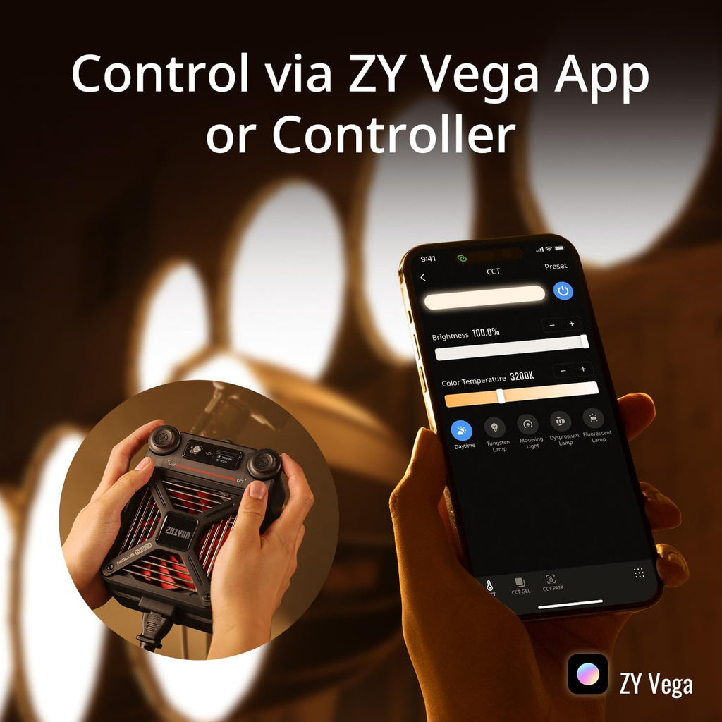 LED Video Light with APP Control