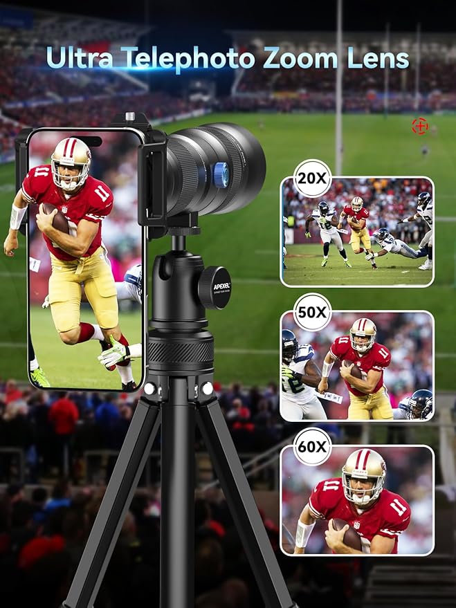 Professional Grade Compact Long Zoom Lens for Smartphones